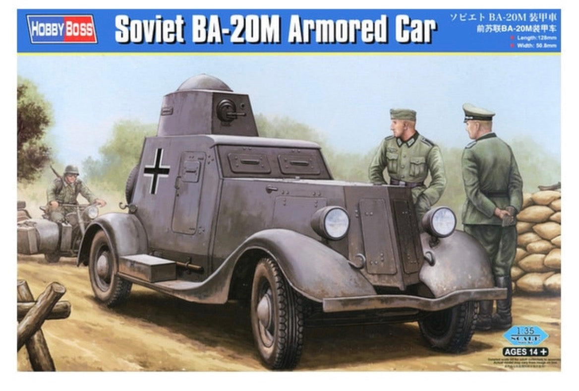Hobbyboss 83884 Soviet BA-20M Armoured Car