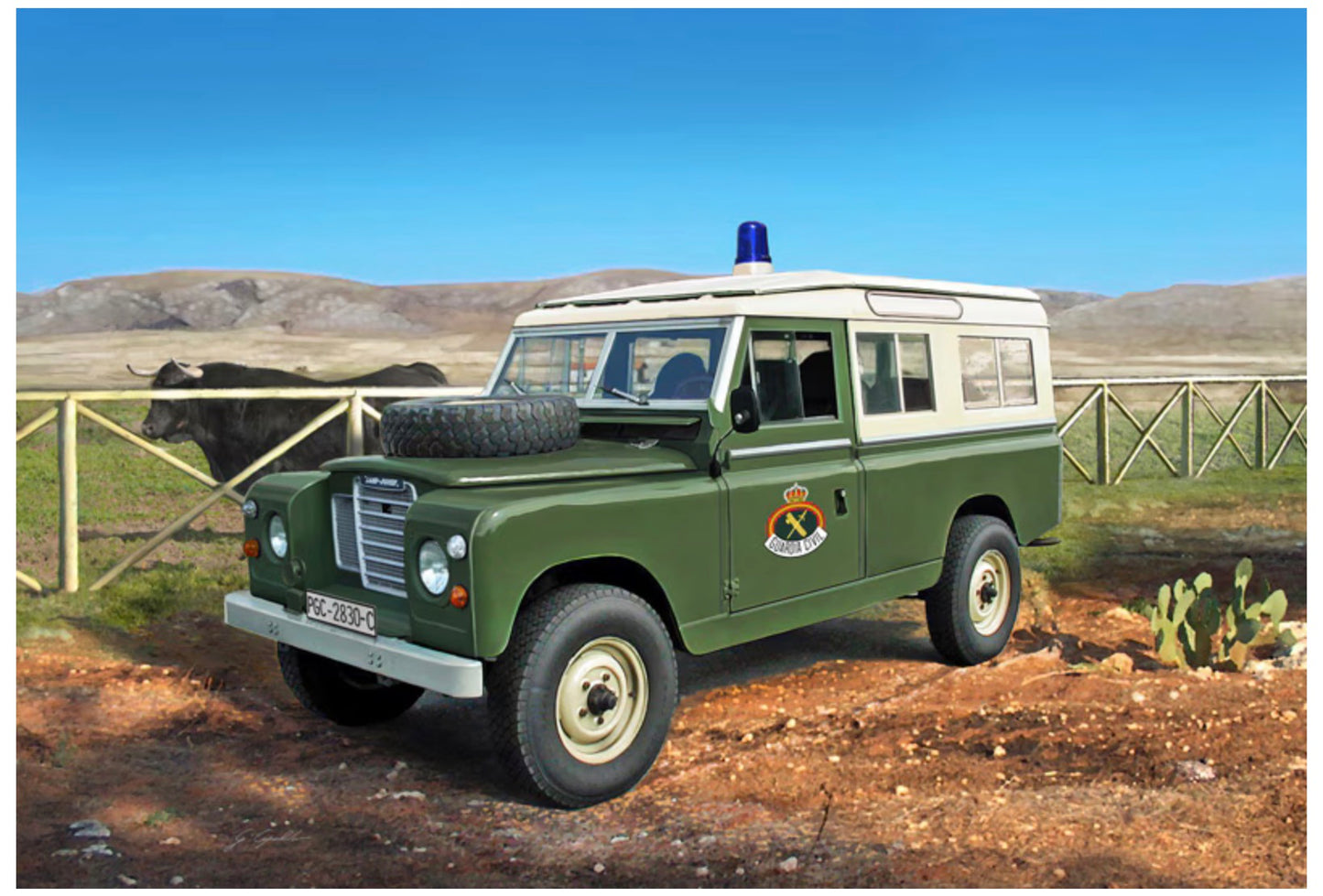Italeri No.6542 Land Rover Series III 109 “Guardia Civil”