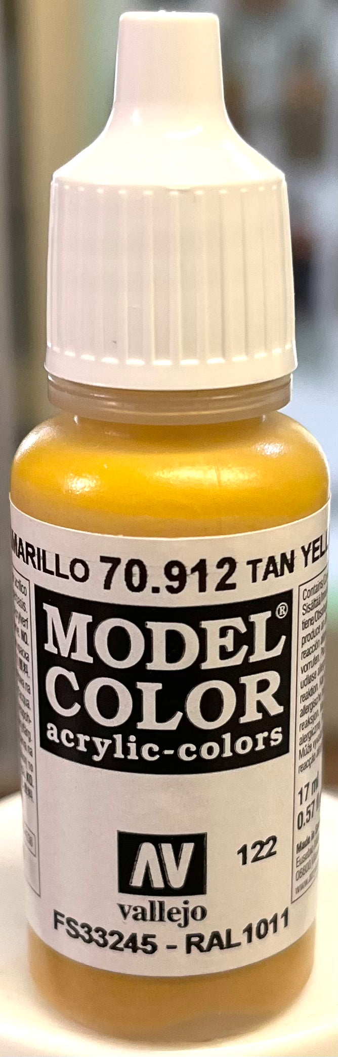 Vallejo Model Color 70.912 Tan Yellow