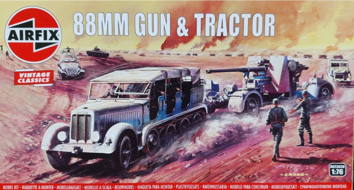 Airfix A02303V 88mm Gun & Tractor