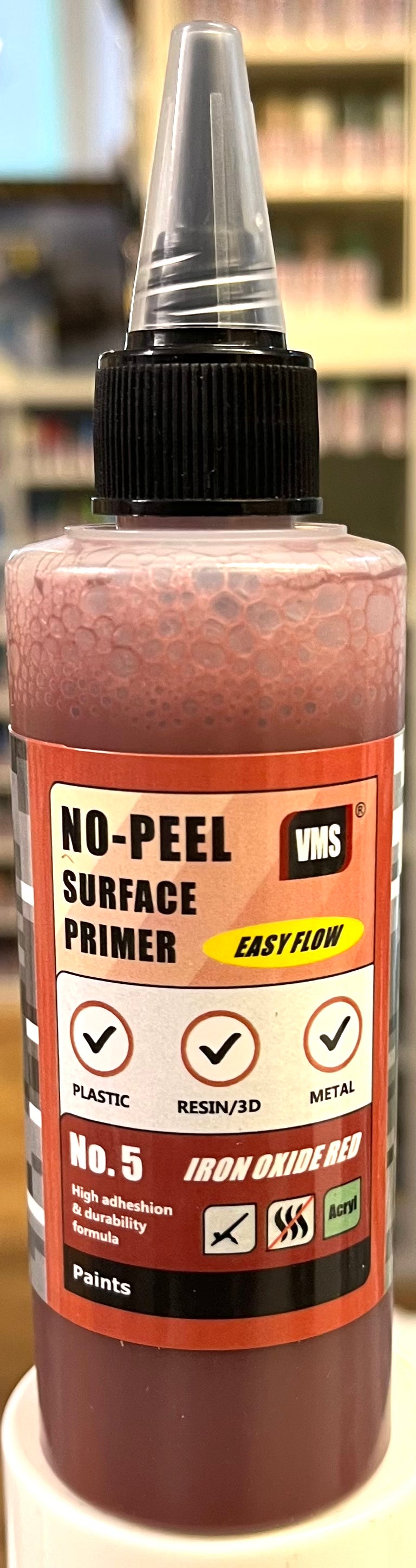 VMS No-Peel Surface Primer Iron Oxide Red