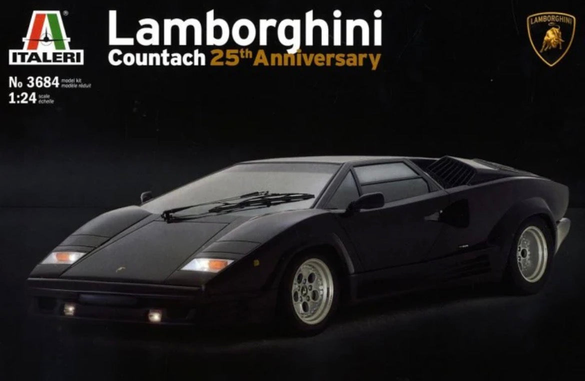 Italeri No.3684 Lamborghini Countach 25th Anniversary