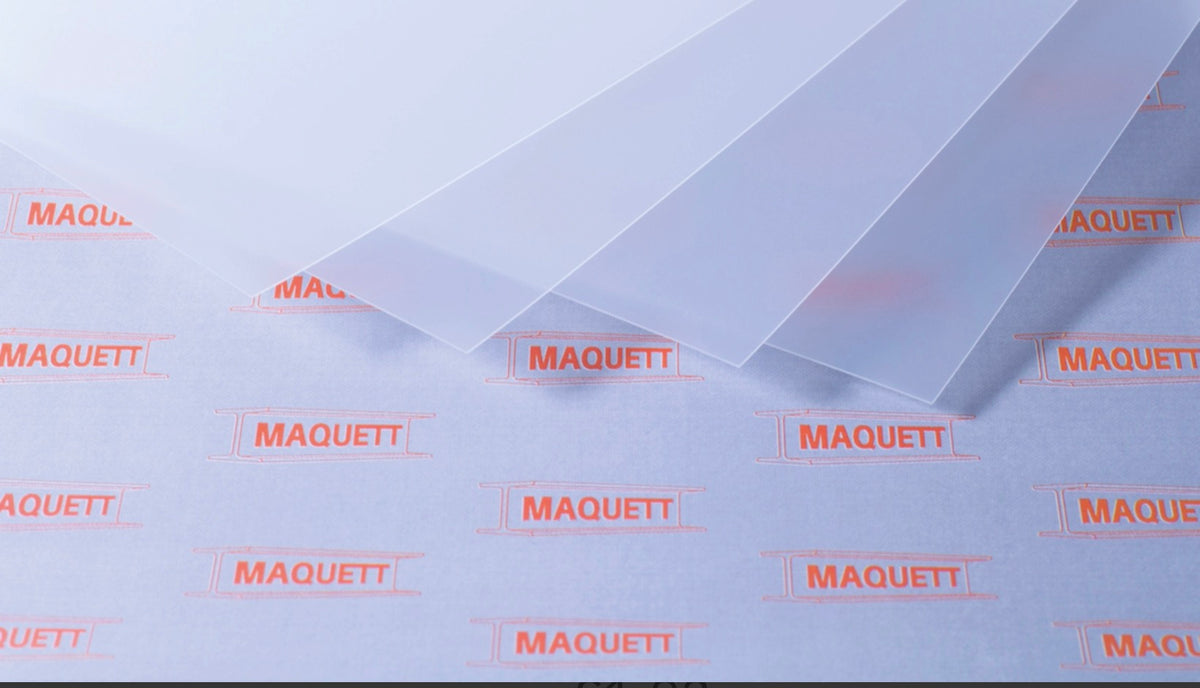 Maquett 609-01 Evacast Clear Mat Sheet 194mm X 320mm X 0.28mm Thickness