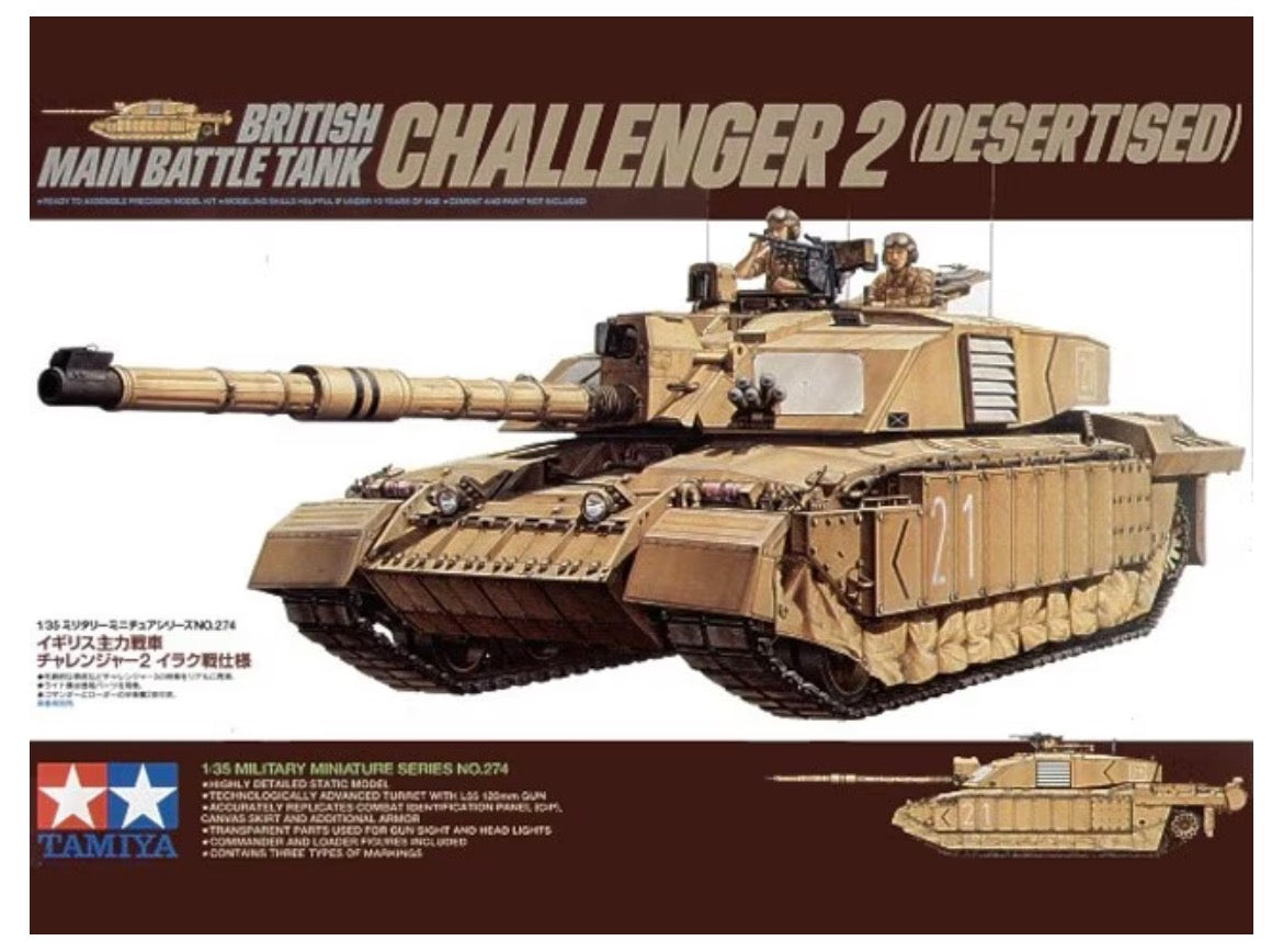 Tamiya 35274 Challenger 2 (Desertised)