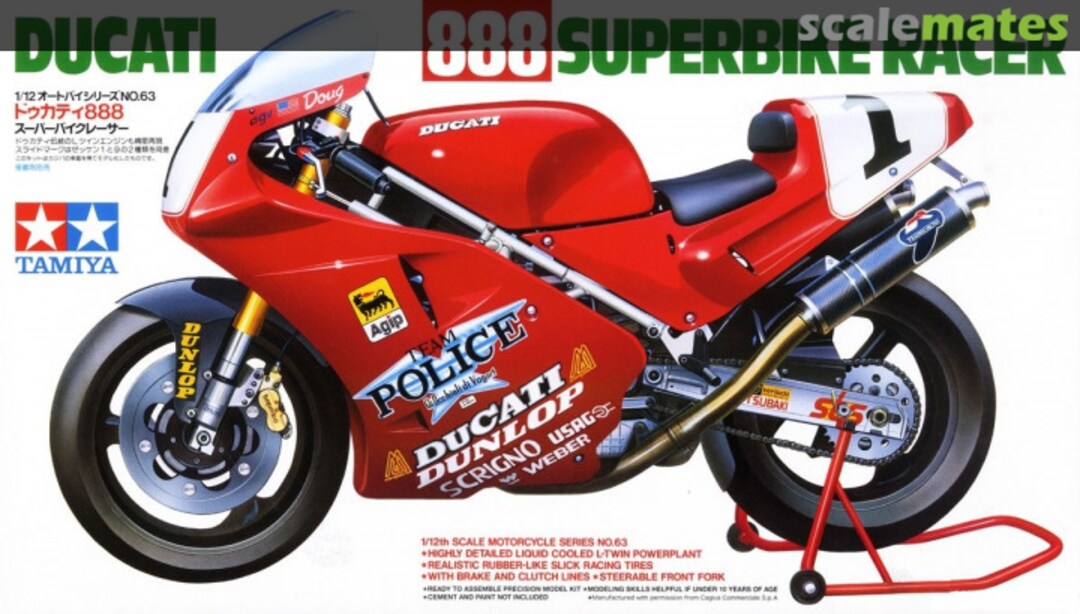 Tamiya 14063 Ducati 888 Superbike Racer