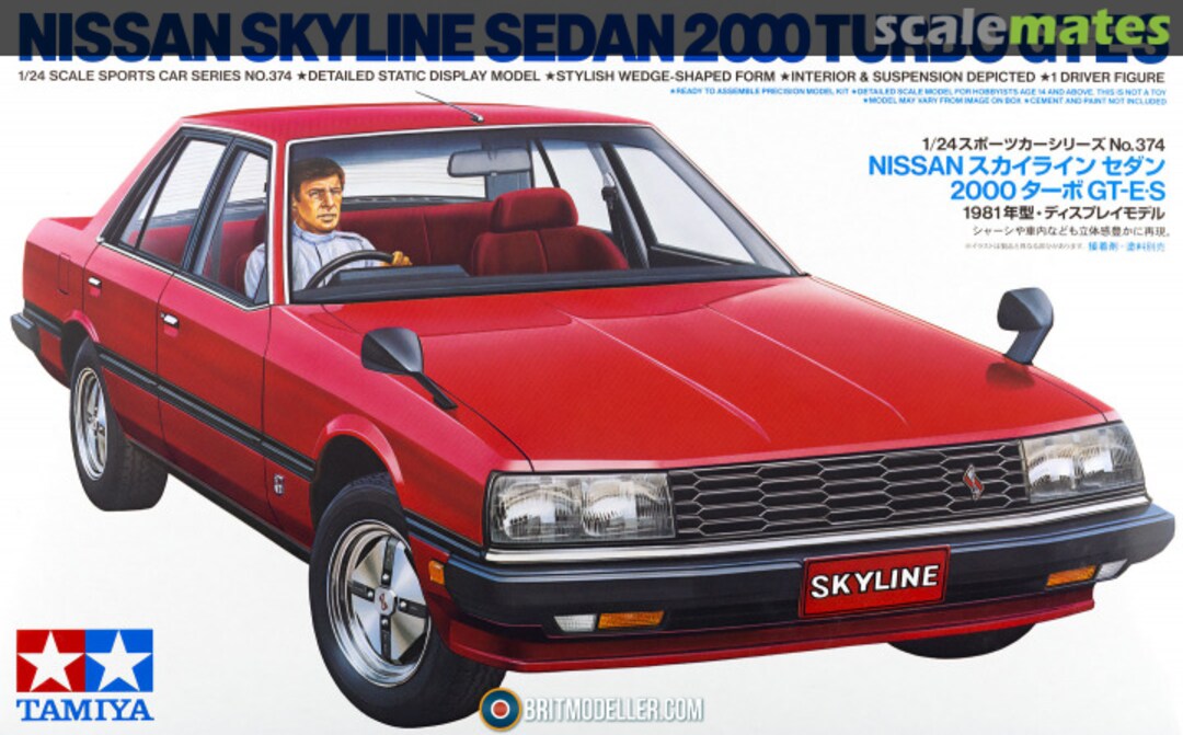 Tamiya 24374 Nissan Skyline Sedan 2000 Turbo GTES