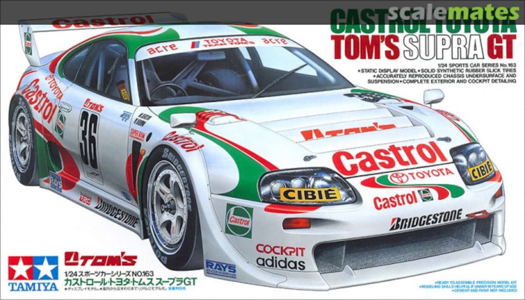 Tamiya 24163 Castrol Toyota Toms Supra GT