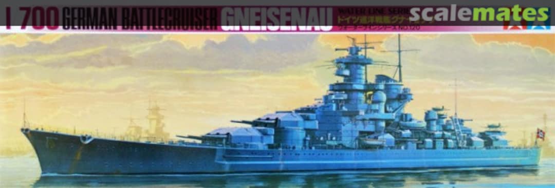 Tamiya 77520 Water Line Battlecruiser Gneisenau