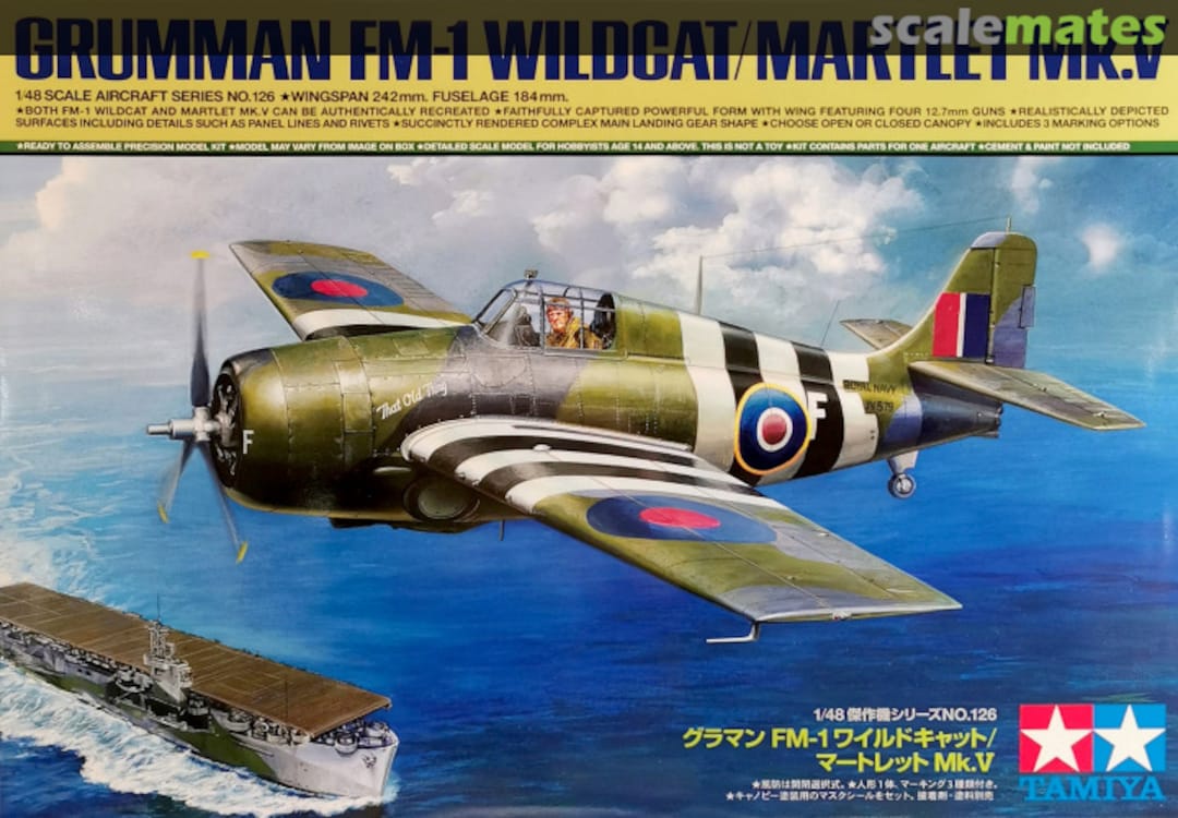 Tamiya 61126 Grumman FM1-Wildcat Martlet Mk.V