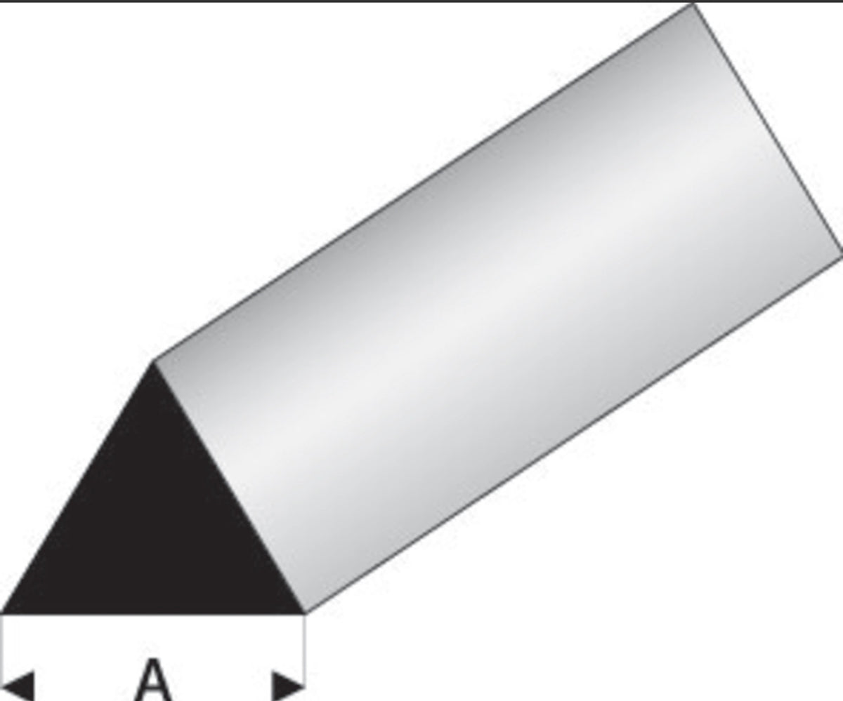 Maquett 404-52/3 Super Styrene 60 Degree Triangle Rod 2.00mm / 0.080" X 330mm / 13"