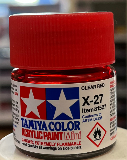 Tamiya X27 Clear Red