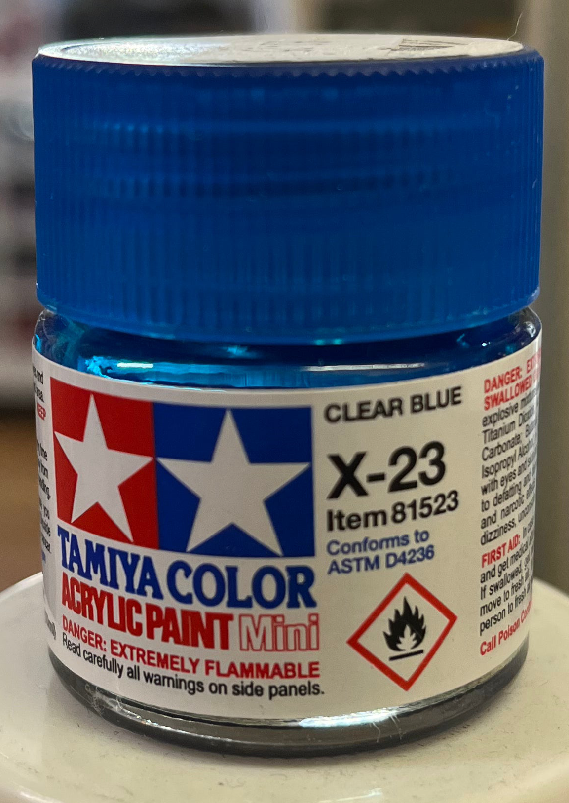 Tamiya X23 Clear Blue