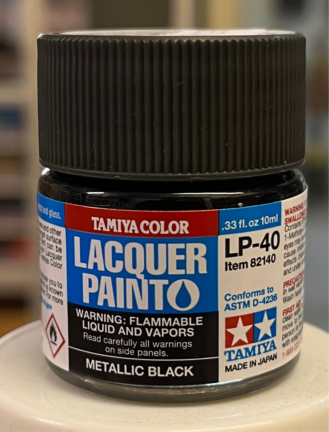 Tamiya LP40 Metallic Black