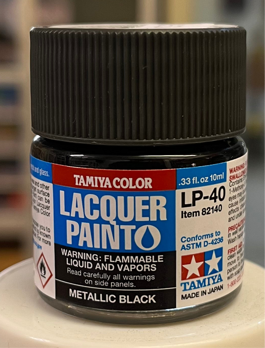 Tamiya LP40 Metallic Black