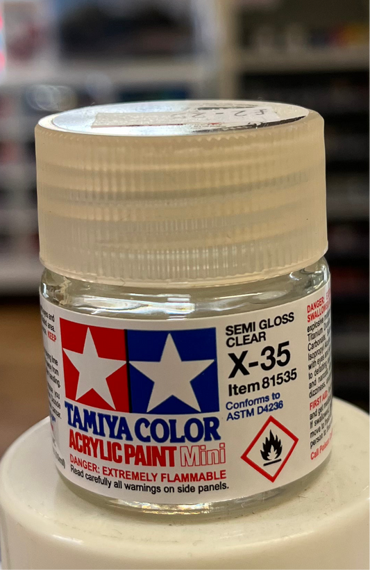 Tamiya X35 Semi-Gloss Clear