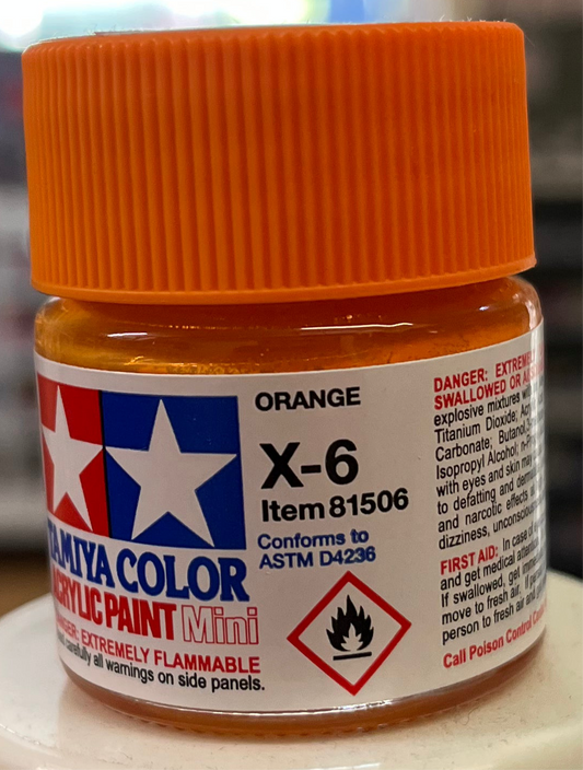 Tamiya X6 Orange