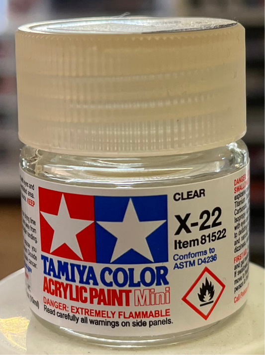 Tamiya X22 Clear