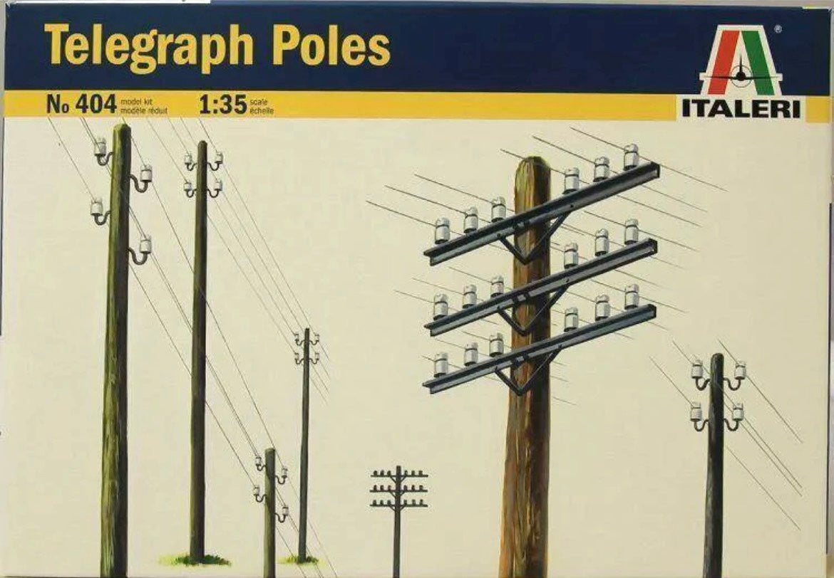 Italeri No.404 Telegraph Poles