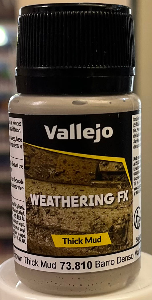 Vallejo Weathering FX 73.810 Light Brown Thick Mud