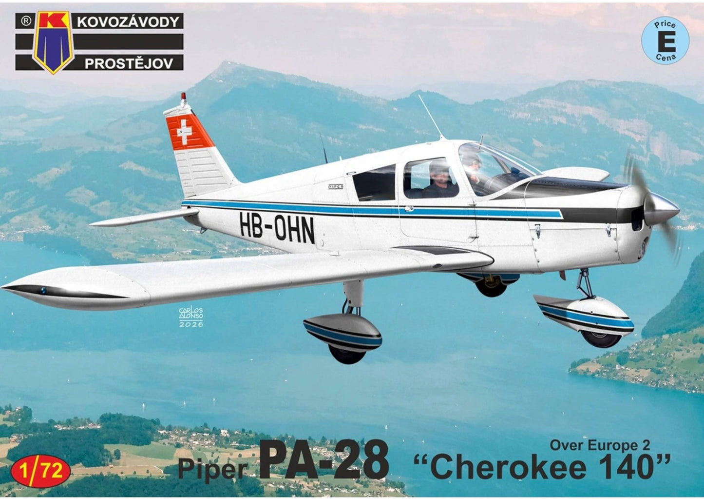 Kovozávody Prostějov KPM0547 Piper PA-28 “Cherokee 140” - Over Europe 2
