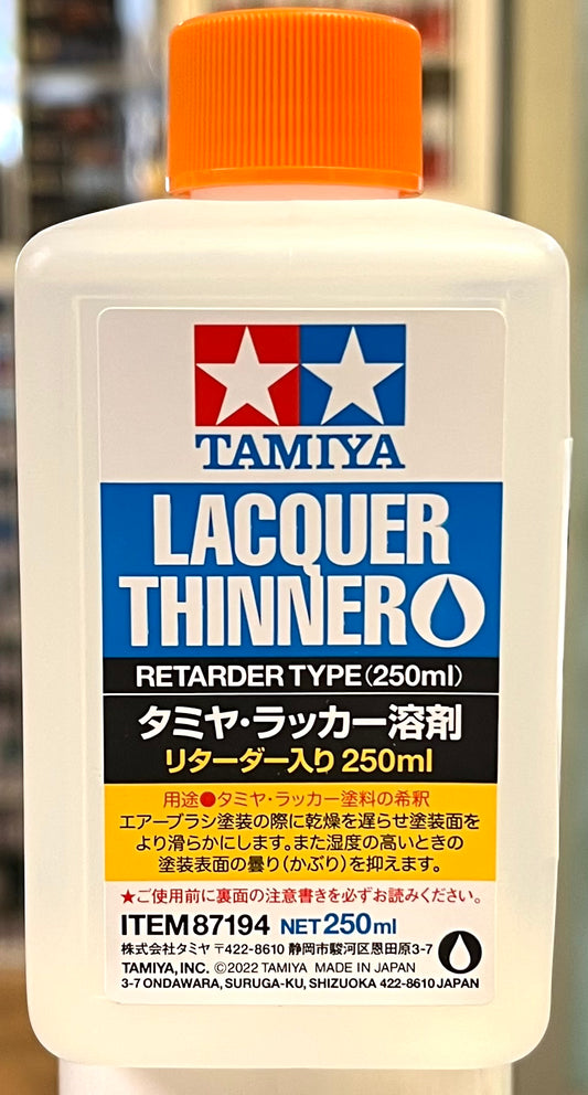 Tamiya 87194 Lacquer Thinner & Retarder 250ml