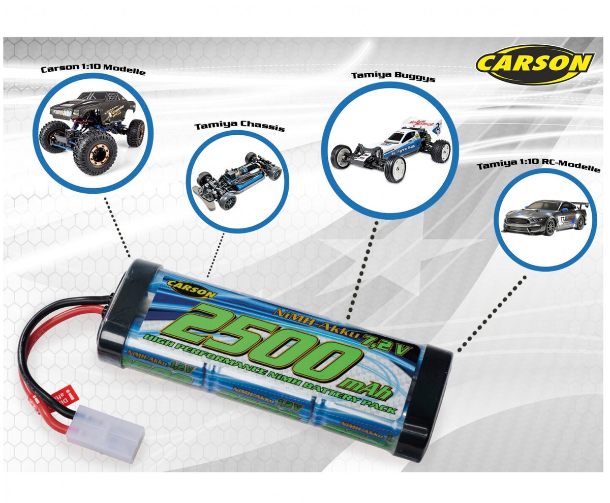 Carson C608222 7.2V/2500mAh NiMH Race Pack