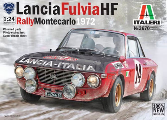 Italeri No.3670 Lancia Fulvia HF - Rally Montecarlo 1972