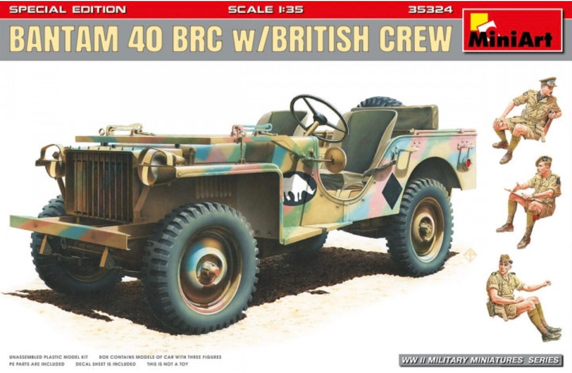 Miniart 35324 Bantam 40 BRC with British Crew