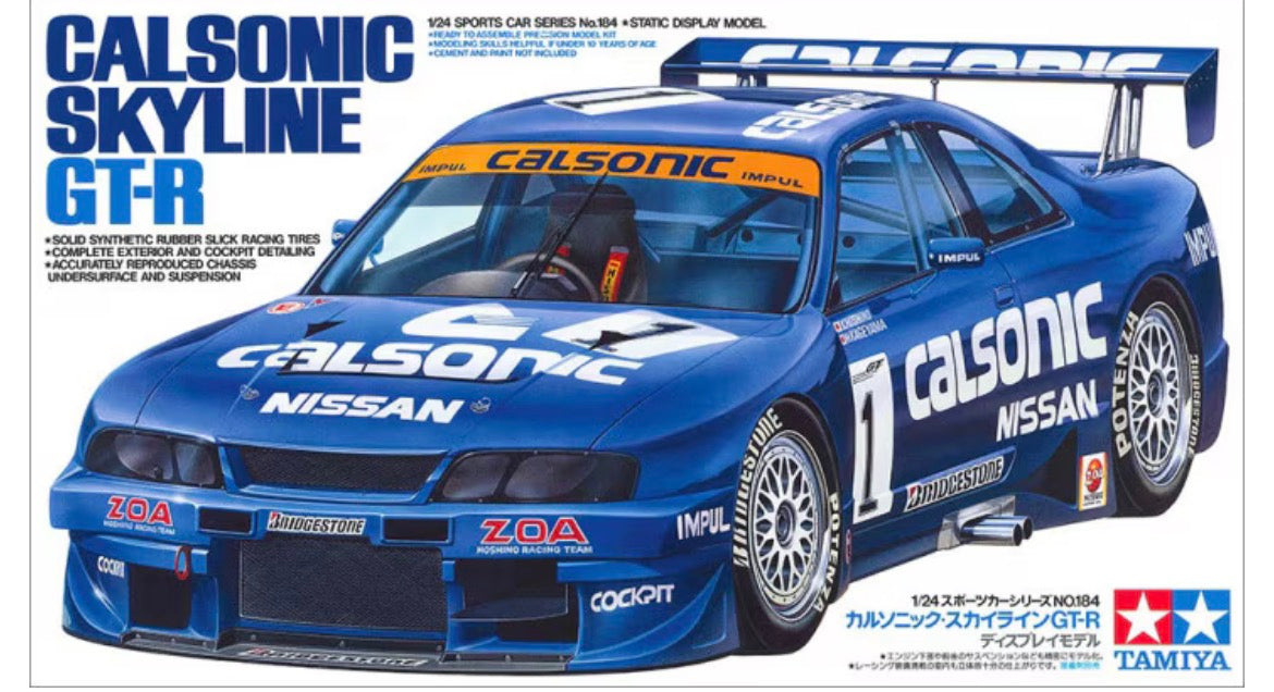 Tamiya 24184 Calsonic Skyline GTR