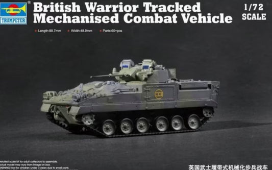 Trumpeter 07101 British Warrior Tracked Mechanised Combat Vehicle