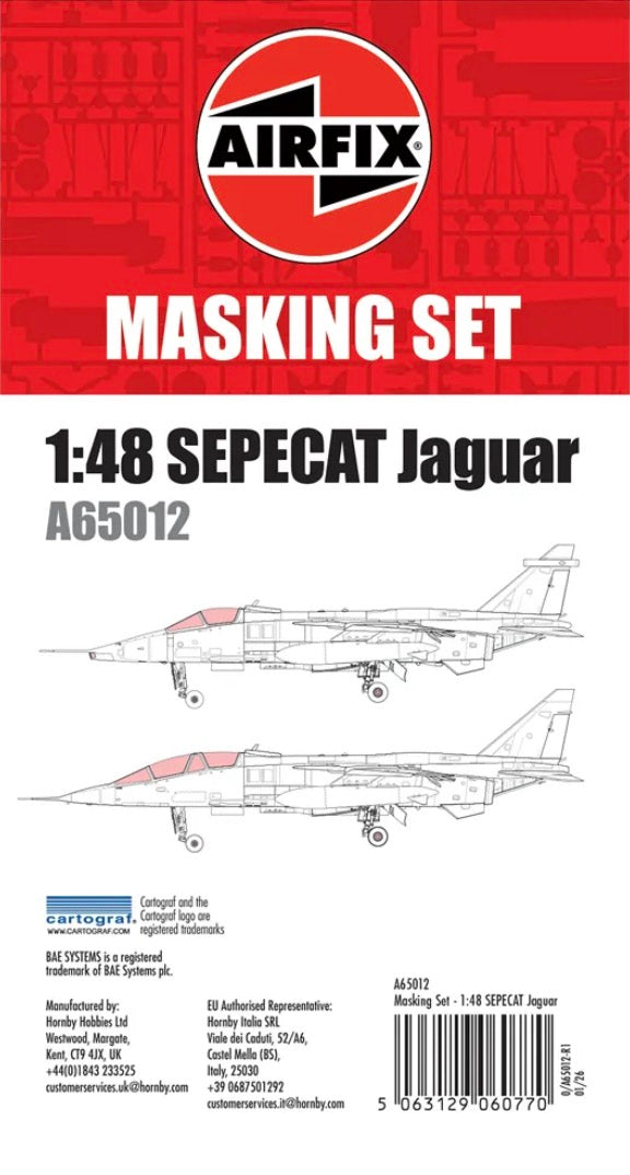Airfix A65012 1:48 SEPECAT Jaguar Mask Set