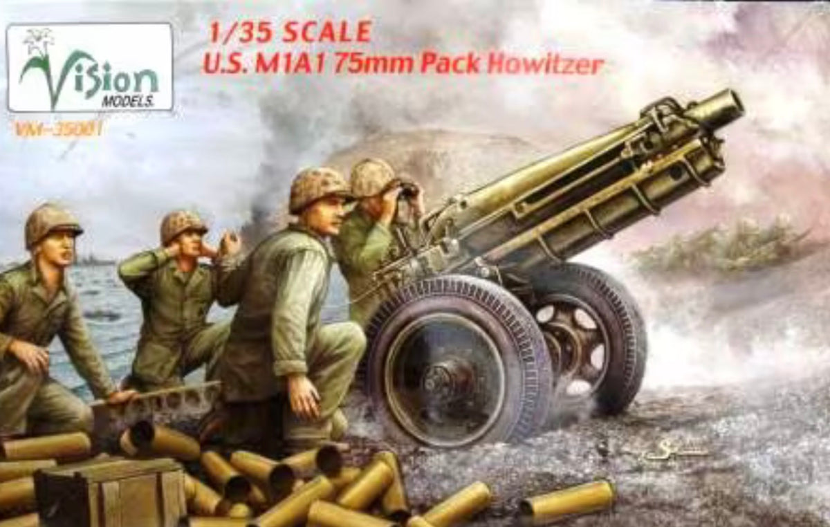 *Pre-Owned* Vision Models 35001 US M1A1 75mm Pack Howitzer