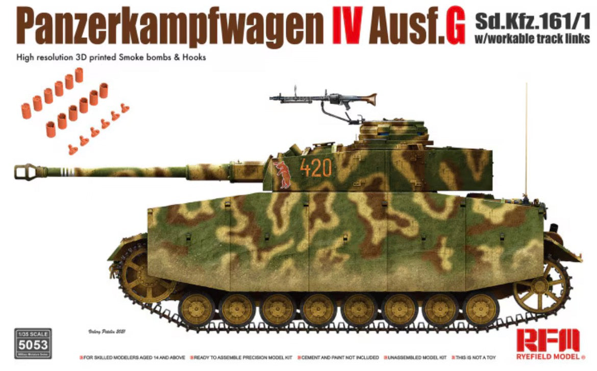 *Pre-Owned* Ryefield Model RFM5053 Panzerkampfwagen IV Ausf.G