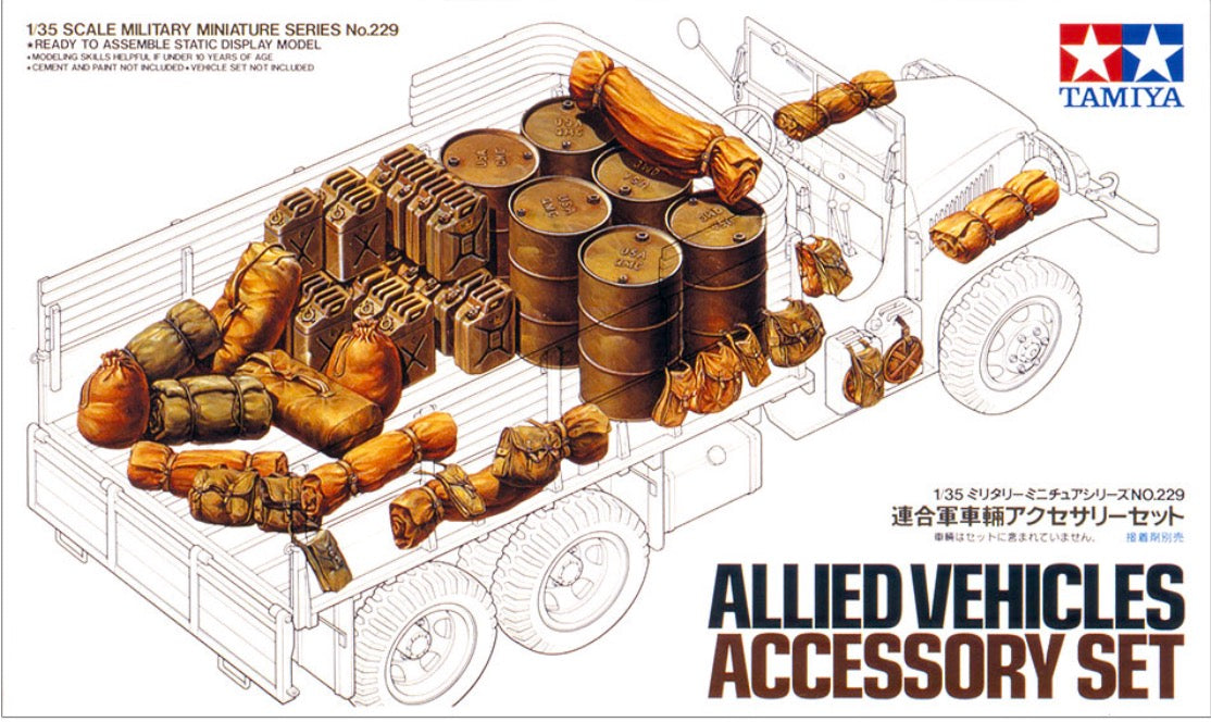 Tamiya 35229 Allied Vehicles Accessory Set