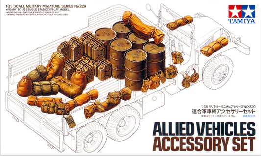 Tamiya 35229 Allied Vehicles Accessory Set