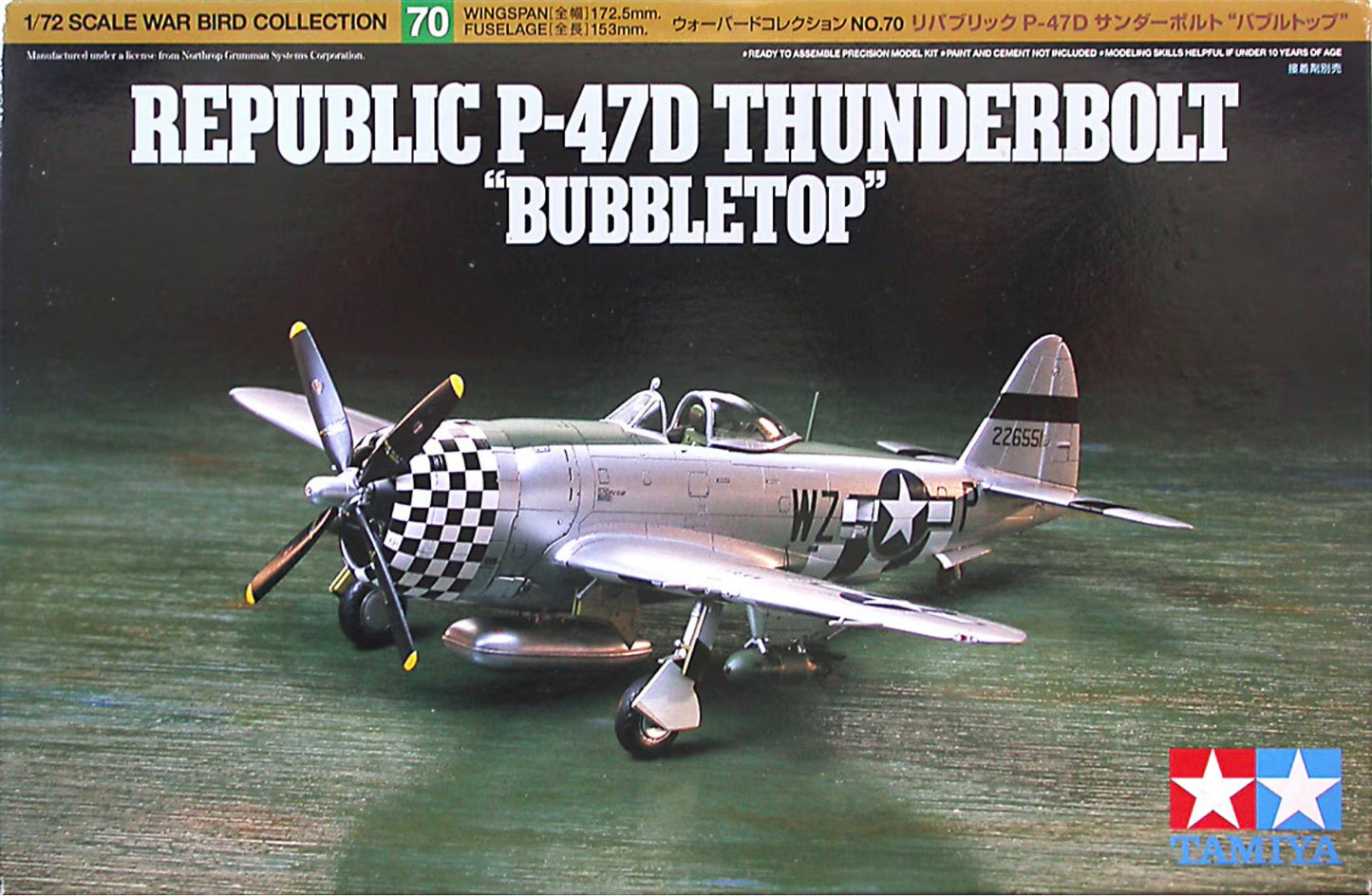 Tamiya 60770 Republic P-47D Thunderbolt “Bubbletop”