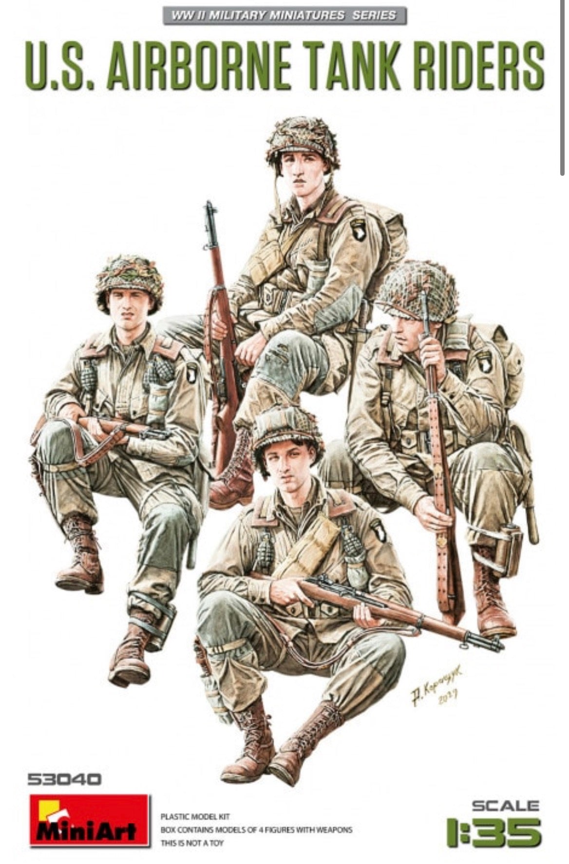 Miniart 53040 U.S. Airborne Tank Riders