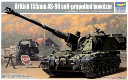 Trumpeter 00324 British 155mm AS-90 self-propelled howitzer