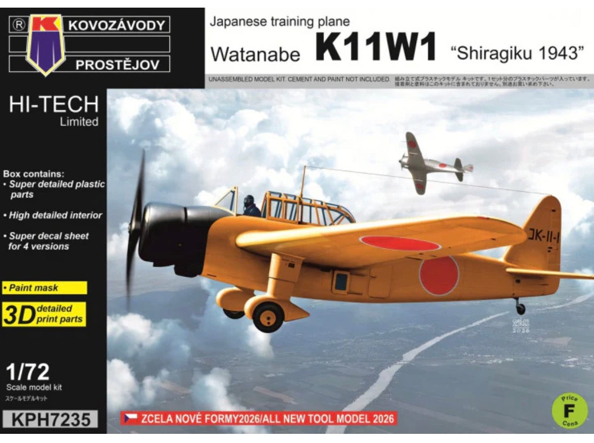 Kovozávody Prostějov KPH7235 Watanabe K11W1 “Shiragiku 1943”