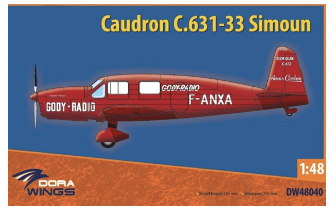 Dora Wings DW48040 Caudron C.631-33 Simoun