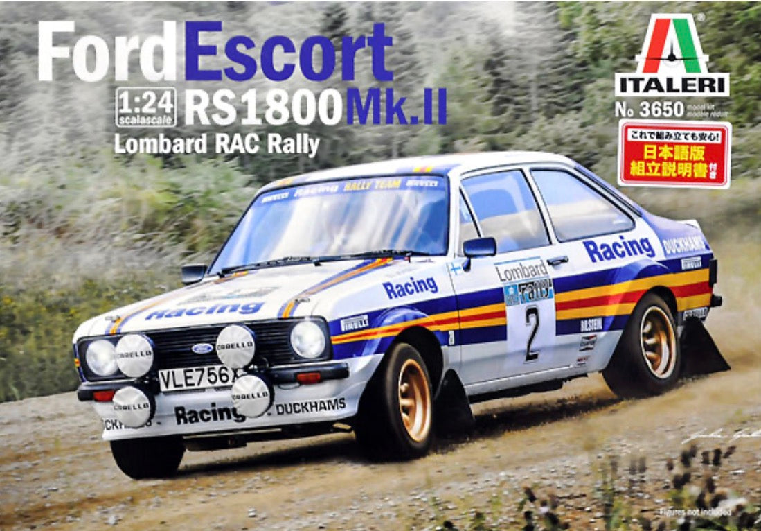 Italeri No.3650 Ford Escort RS1800 Mk.II - Lombard RAC Rally
