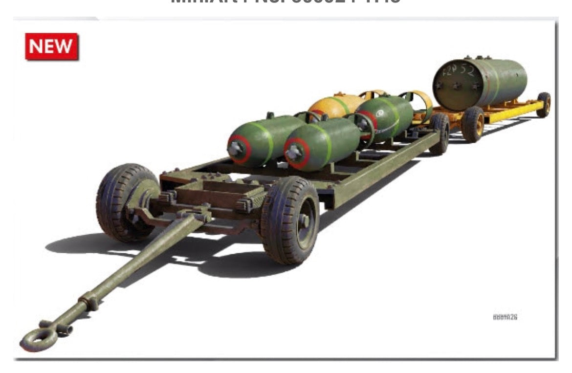 Miniart 50002 RAF Bomb Trolleys Type C Mk.II