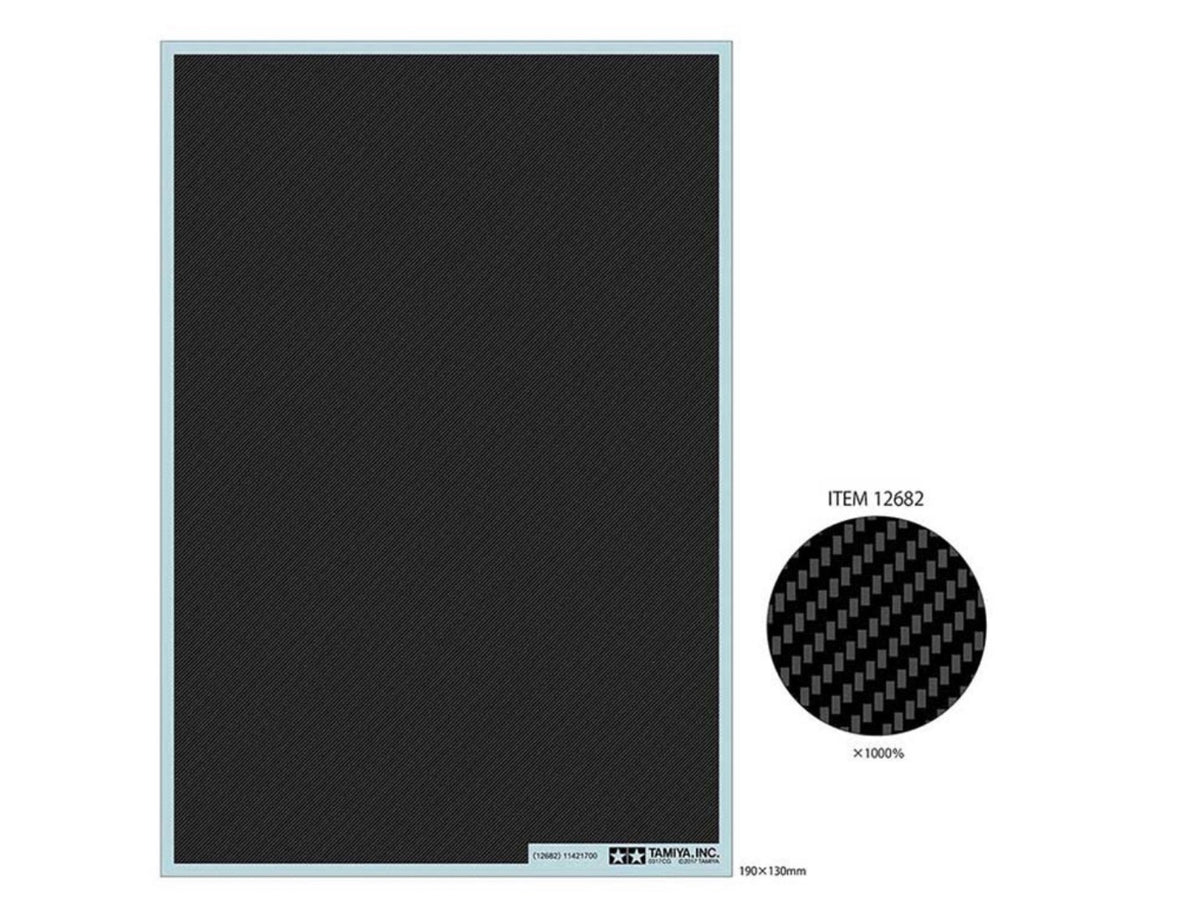 Tamiya 12682 1/24 Carbon Fibre Decal (Twill Weave/Extra Fine)