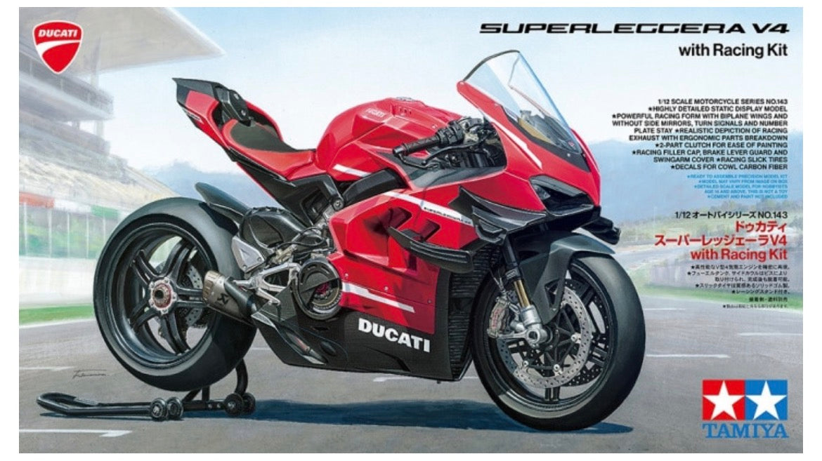 Tamiya 14143 Ducati Superleggera V4 with Racing Kit