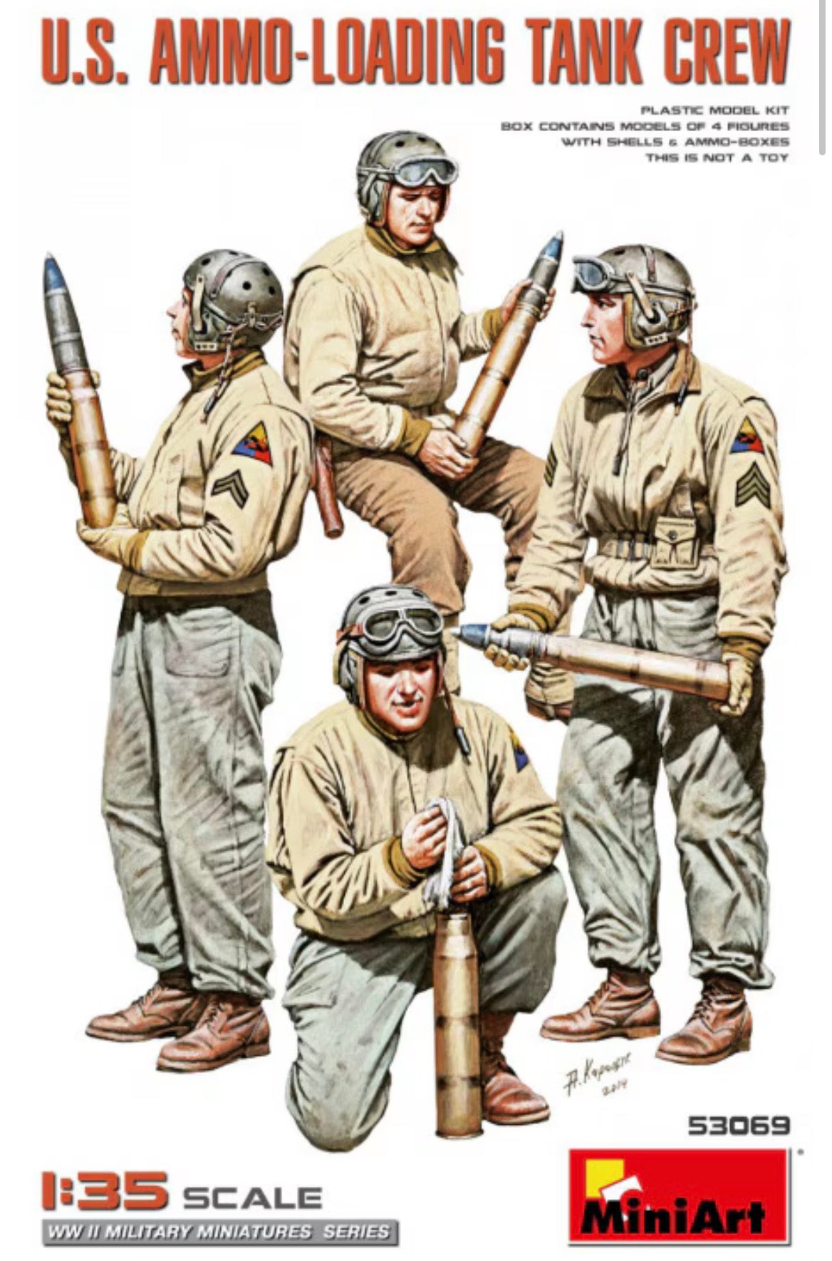 Miniart 53069 US Ammo-Loading Tank Crew