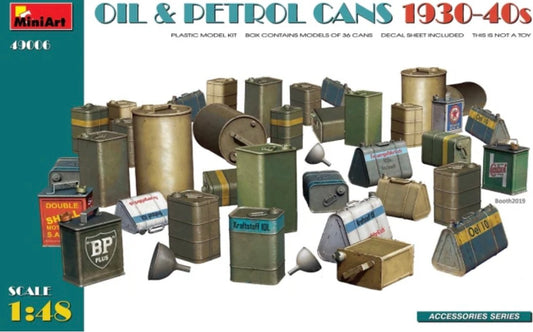 Miniart 49006 Oil & Petrol Cans - 1930-40’s