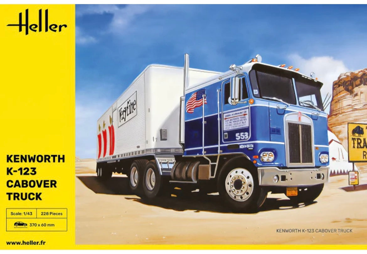 Heller 80793 Kenworth K-123 Cabover Truck