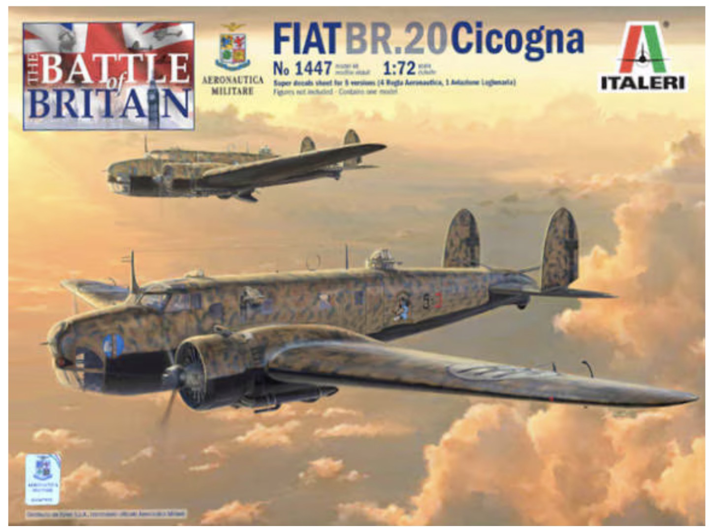 Italeri No.1447 Fiat BR.20 Cicogna