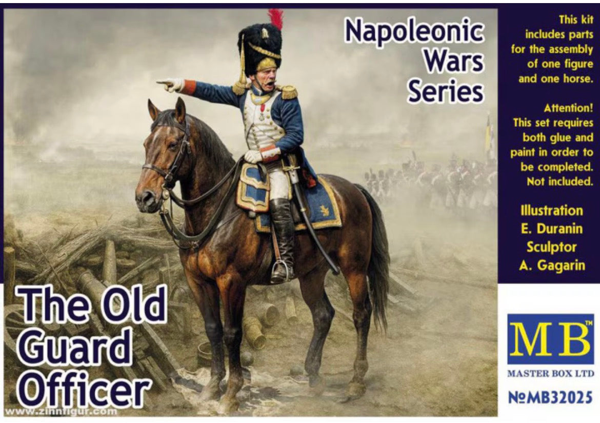 Masterbox MB32025 The Old Guard Officer Napoleonic War Series