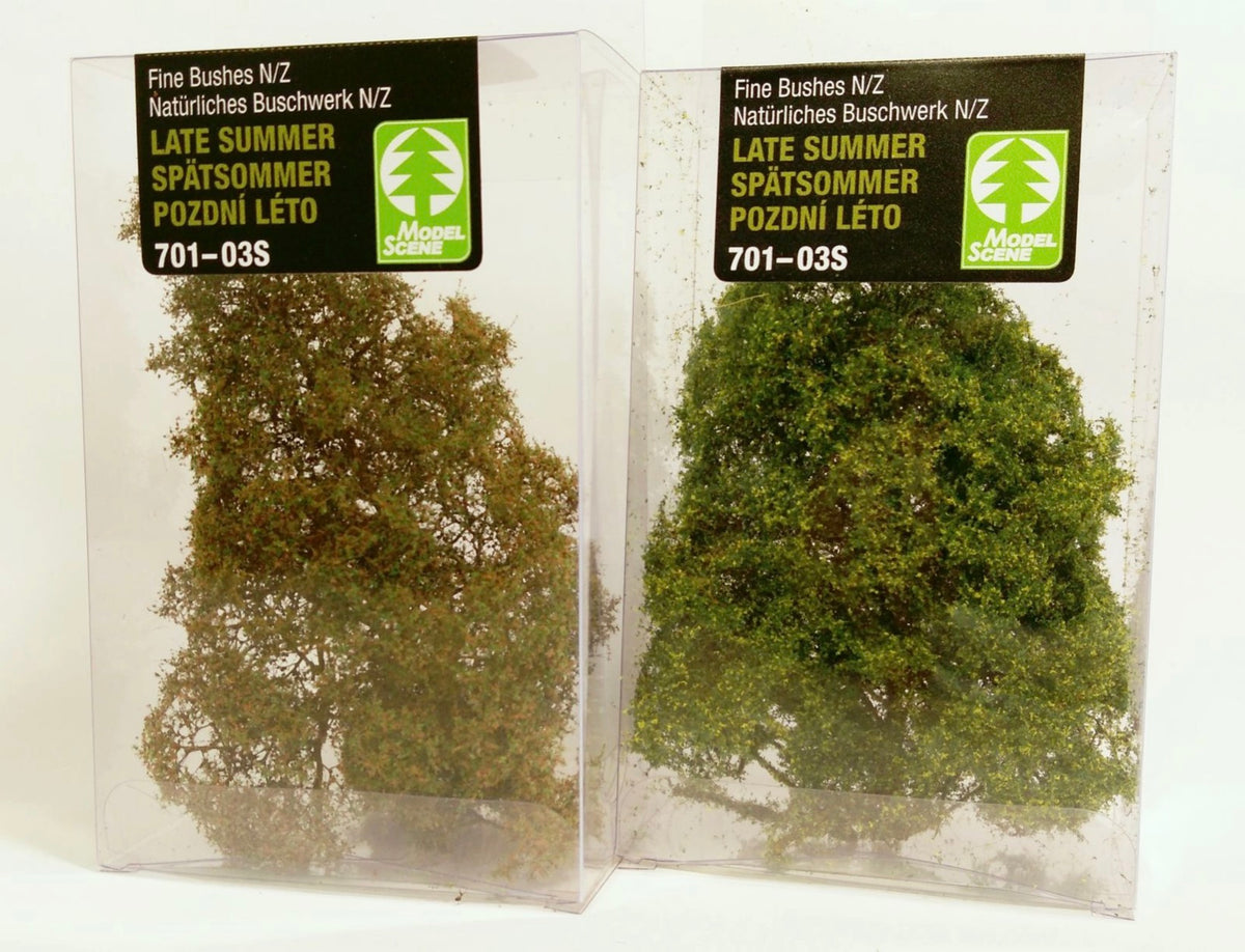 Model Scene 701-03S Minipack Natur Fine Bushes - Late Summer